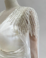 Vestido largo con mangas R8346