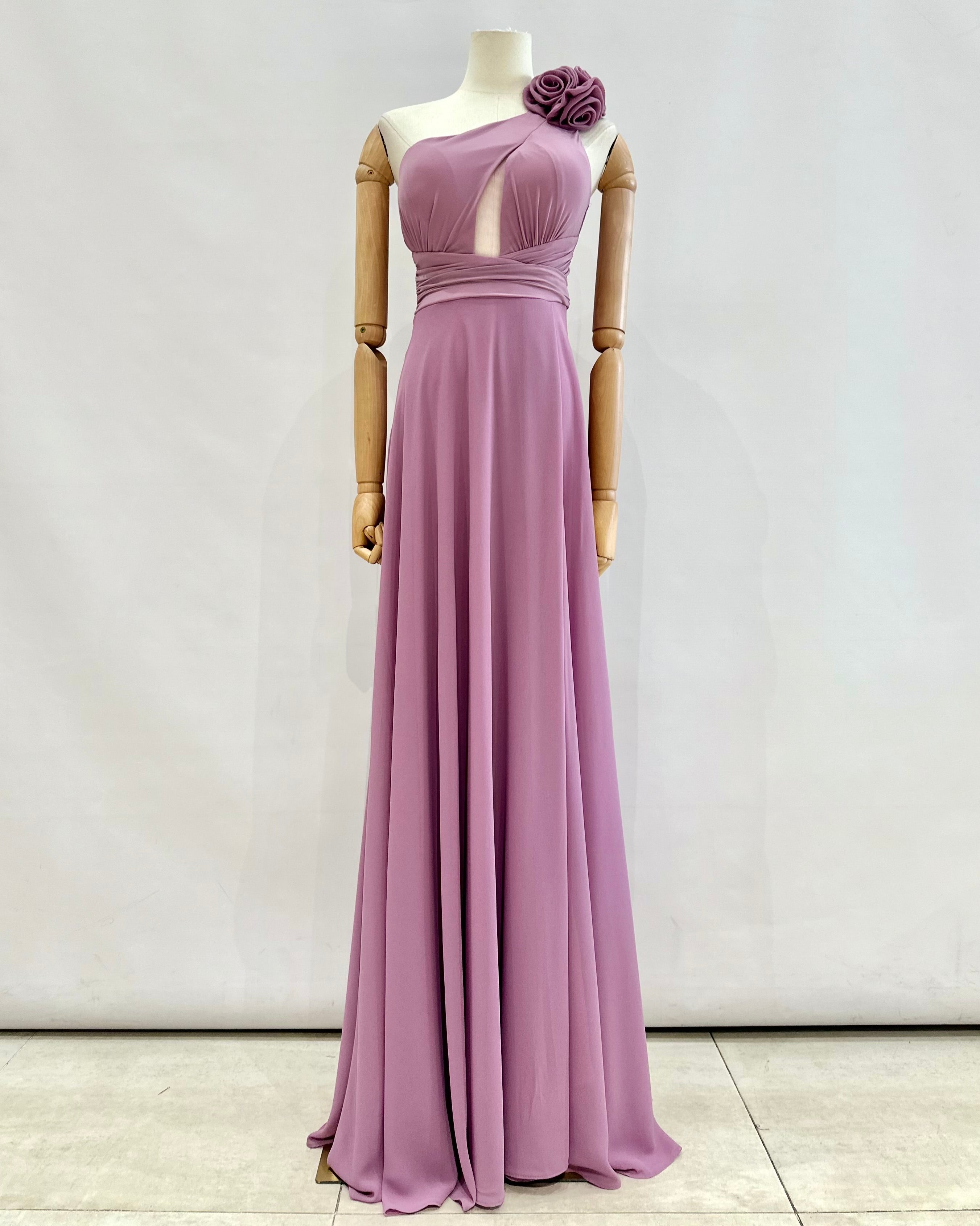 Vestido asimetrico 25128