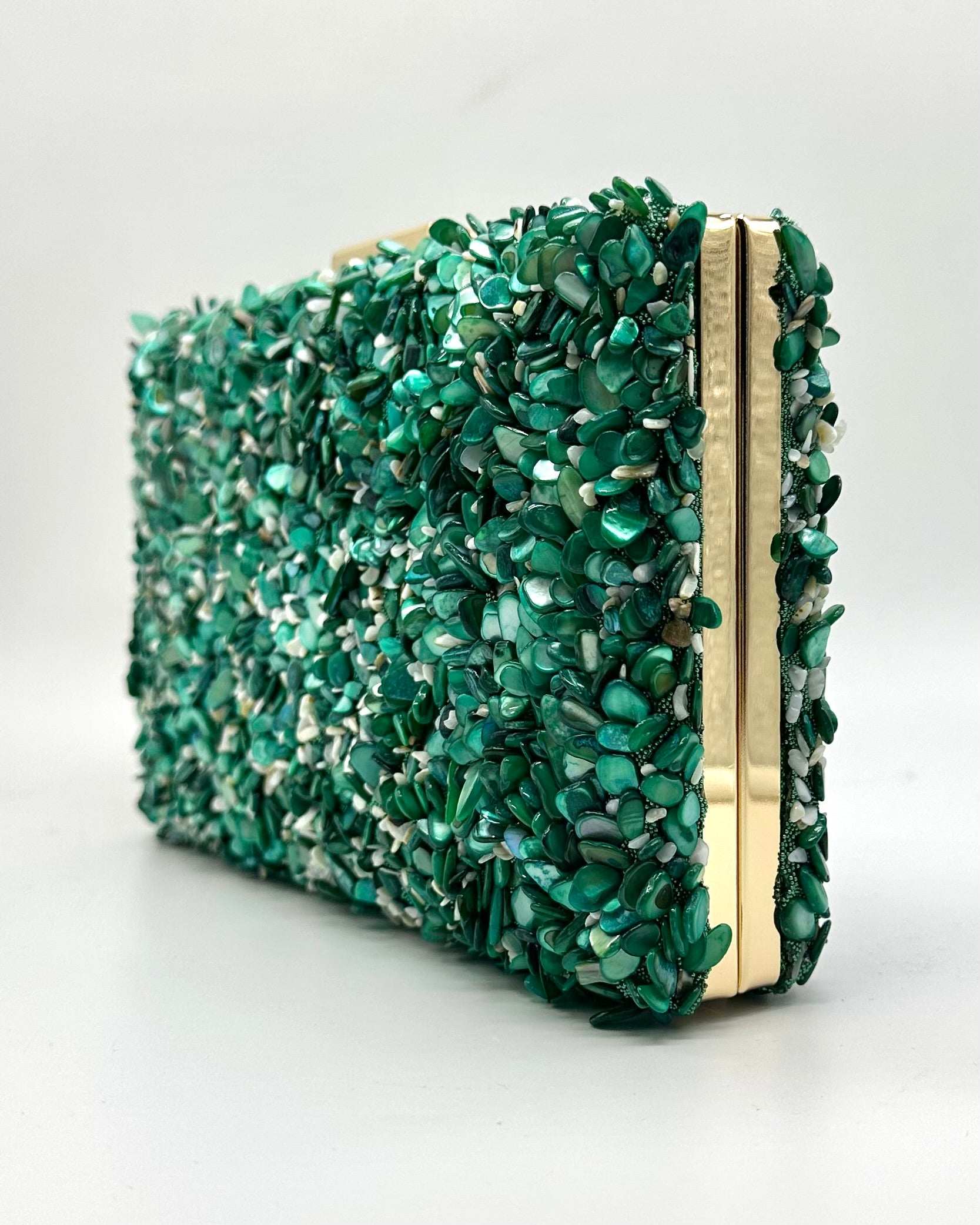 Clutch/bolsos piedras doble cara BR4066