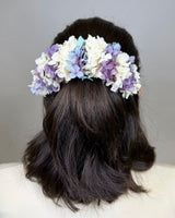 Tocado de flores naturales grande