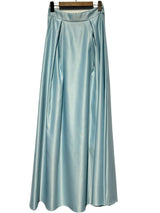 Long satin skirt 9238