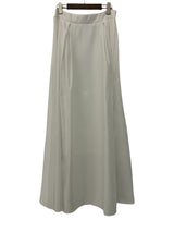 Long satin skirt 9238