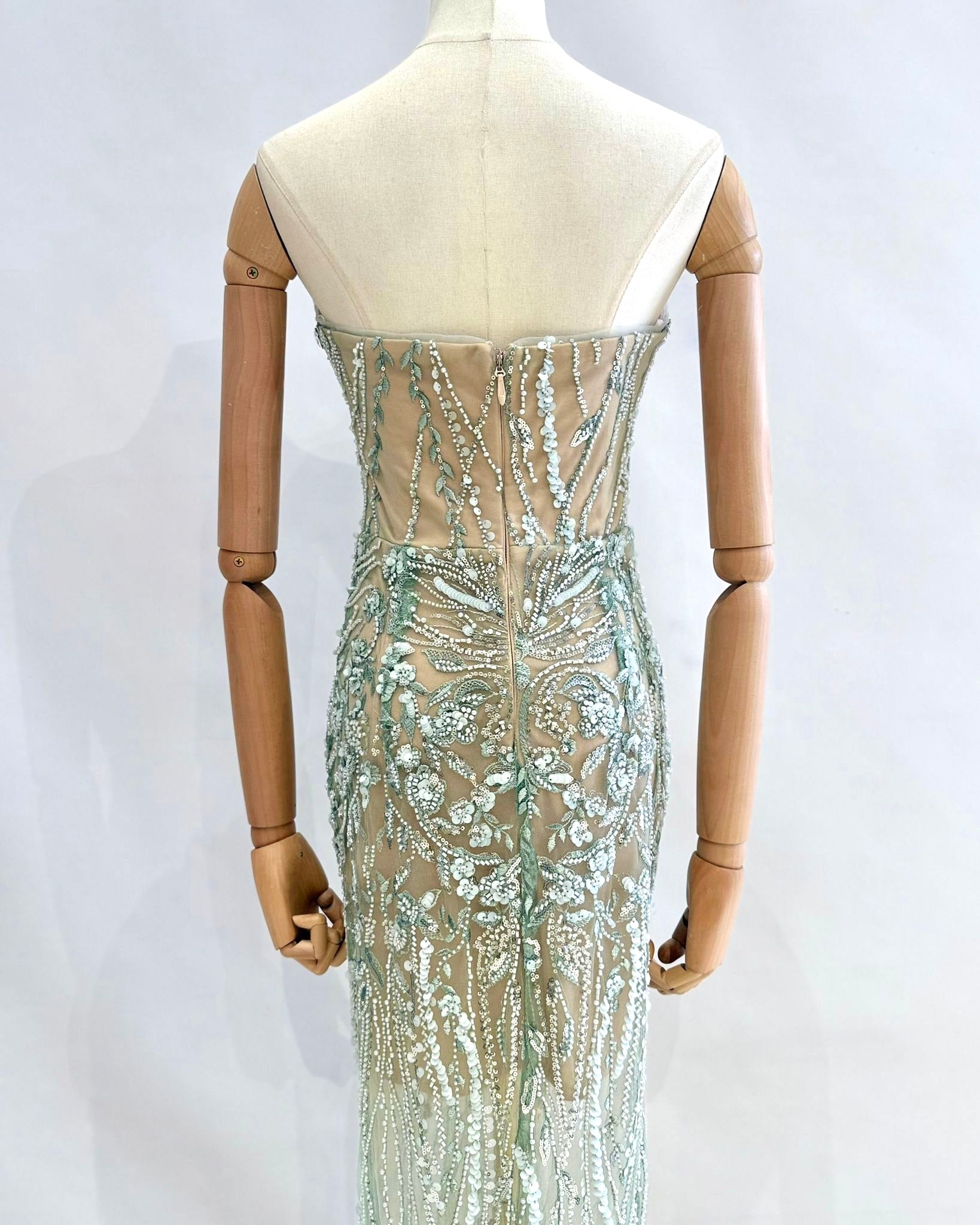 Vestido largo pedreria LYS504