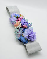 Cinturon de flores y brillo A55124