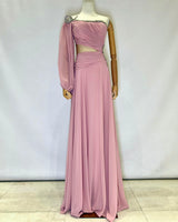 Vestido largo pedreria 19820-1