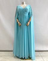 Long dress with sleeves R8307G
