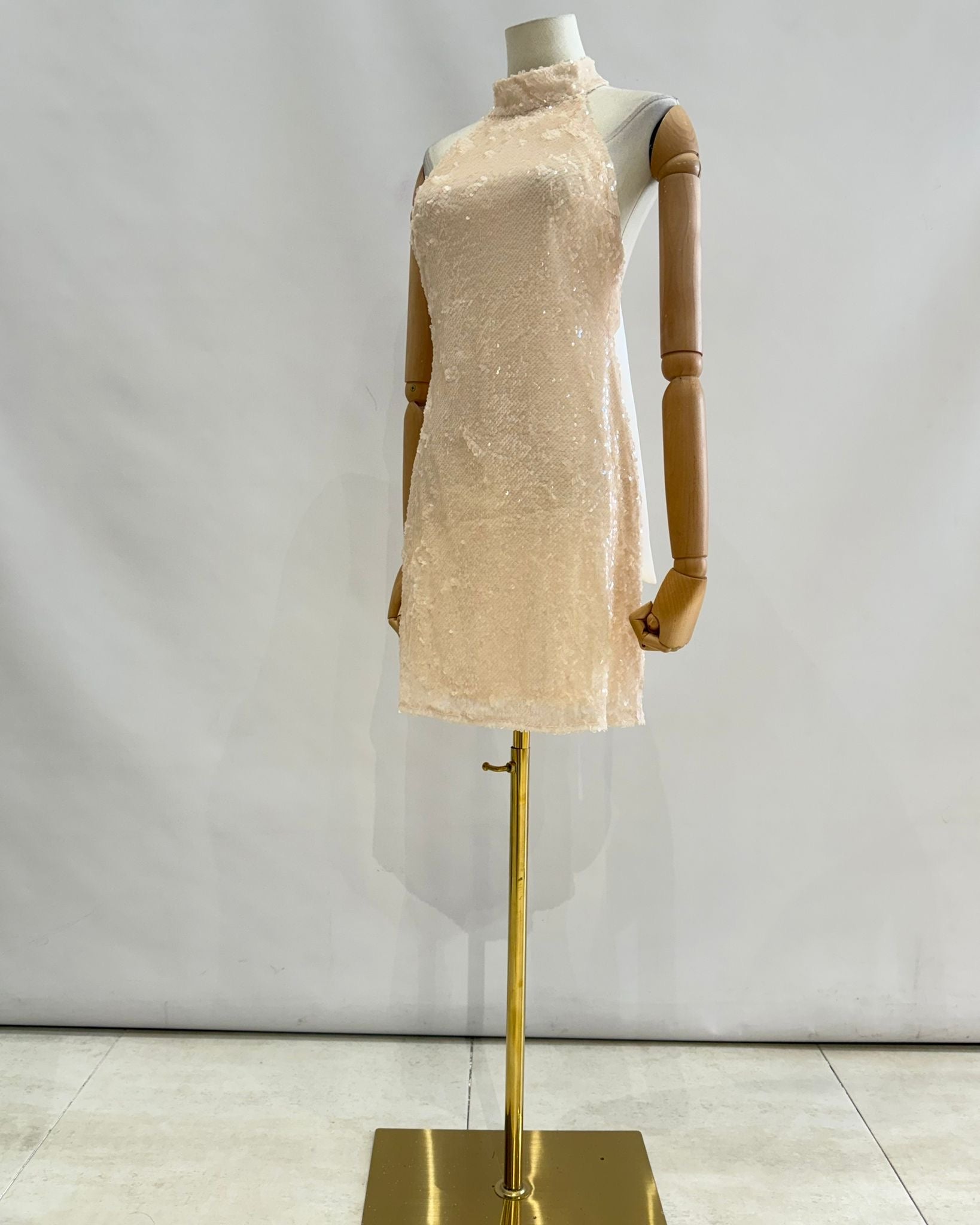 Vestido corto de lentejuela 15817