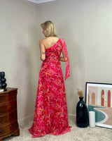 Vestido largo estampado 22393-2