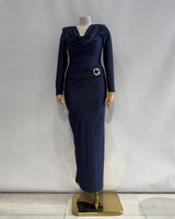 Vestido largo hebilla 25349