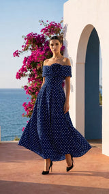 Vestido de puntos 26001