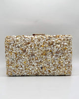 Clutch/bolsos piedras doble cara BR4066