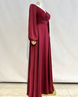 Long dress with sleeves R8307G