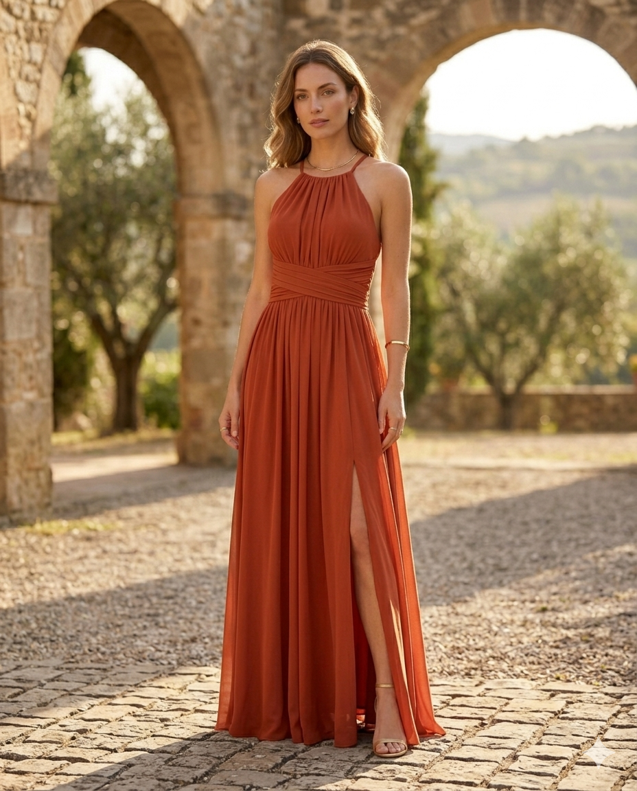 Vestido largo 5015