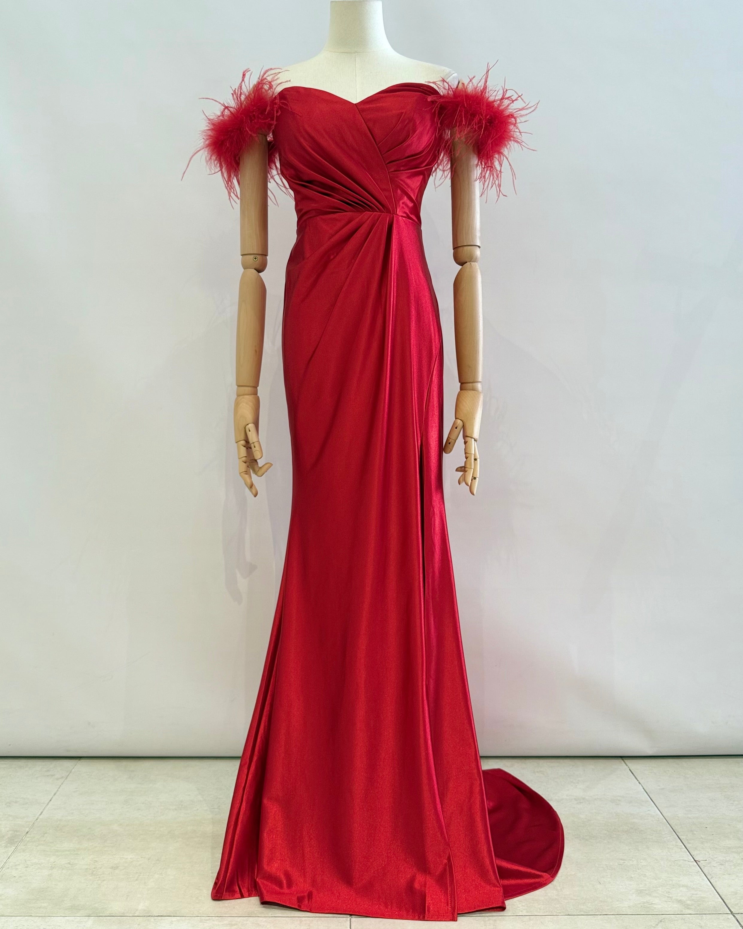 Satin mermaid dress R1879