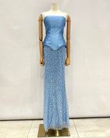 Conjunto falda y corset 2536