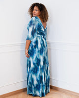 VESTIDO LARGO ESTAMPADO 2537-3 TG