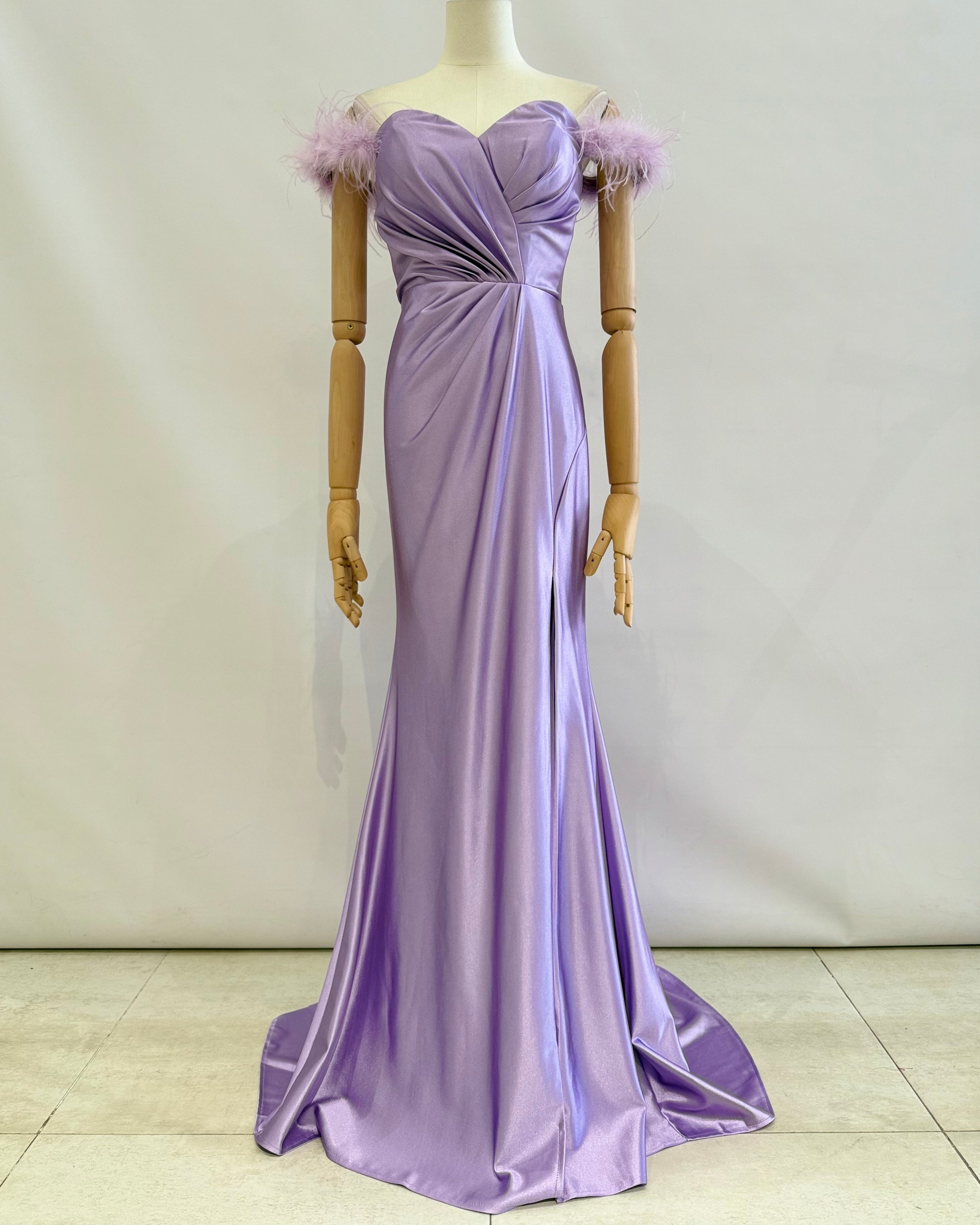 Satin mermaid dress R1879