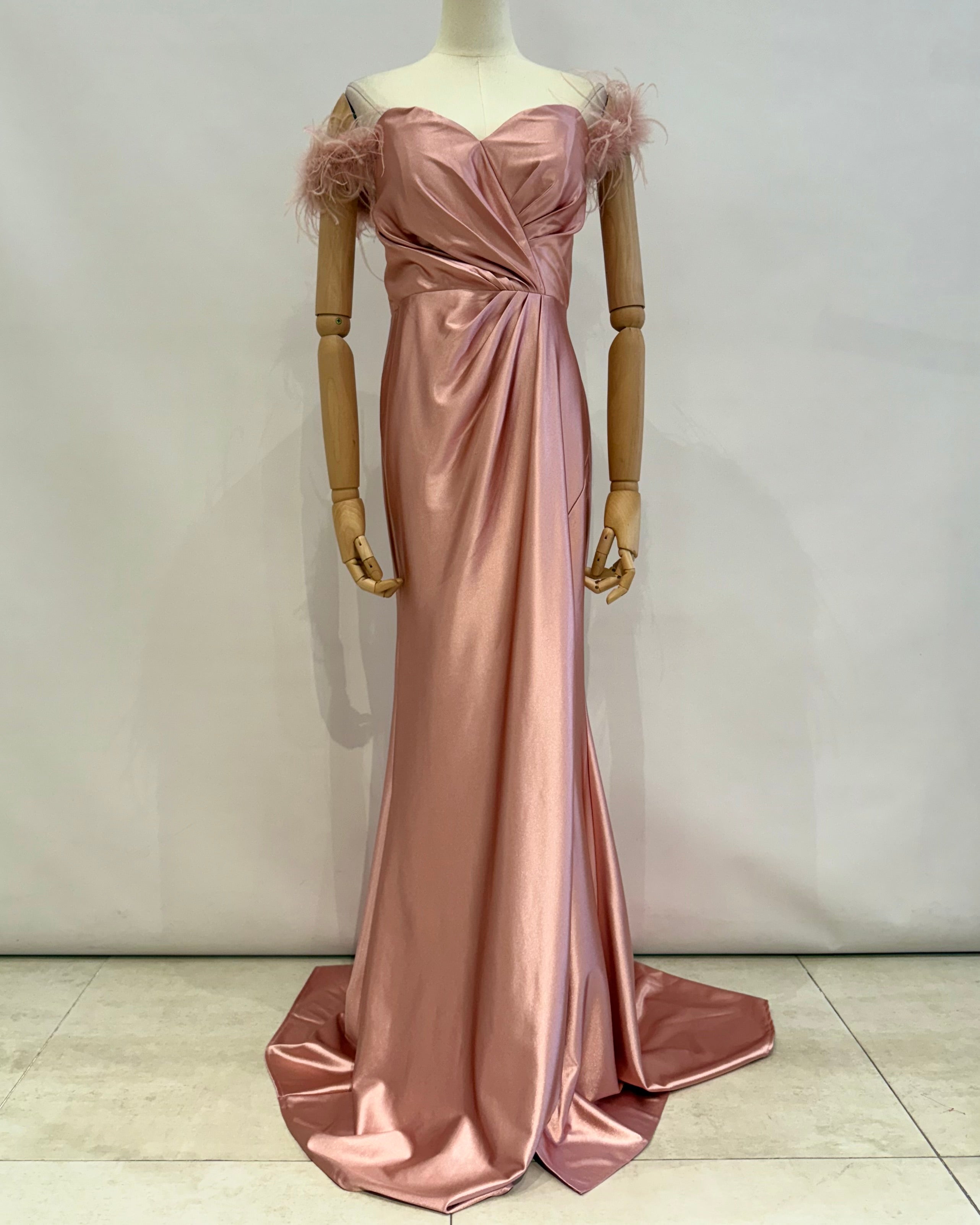 Satin mermaid dress R1879