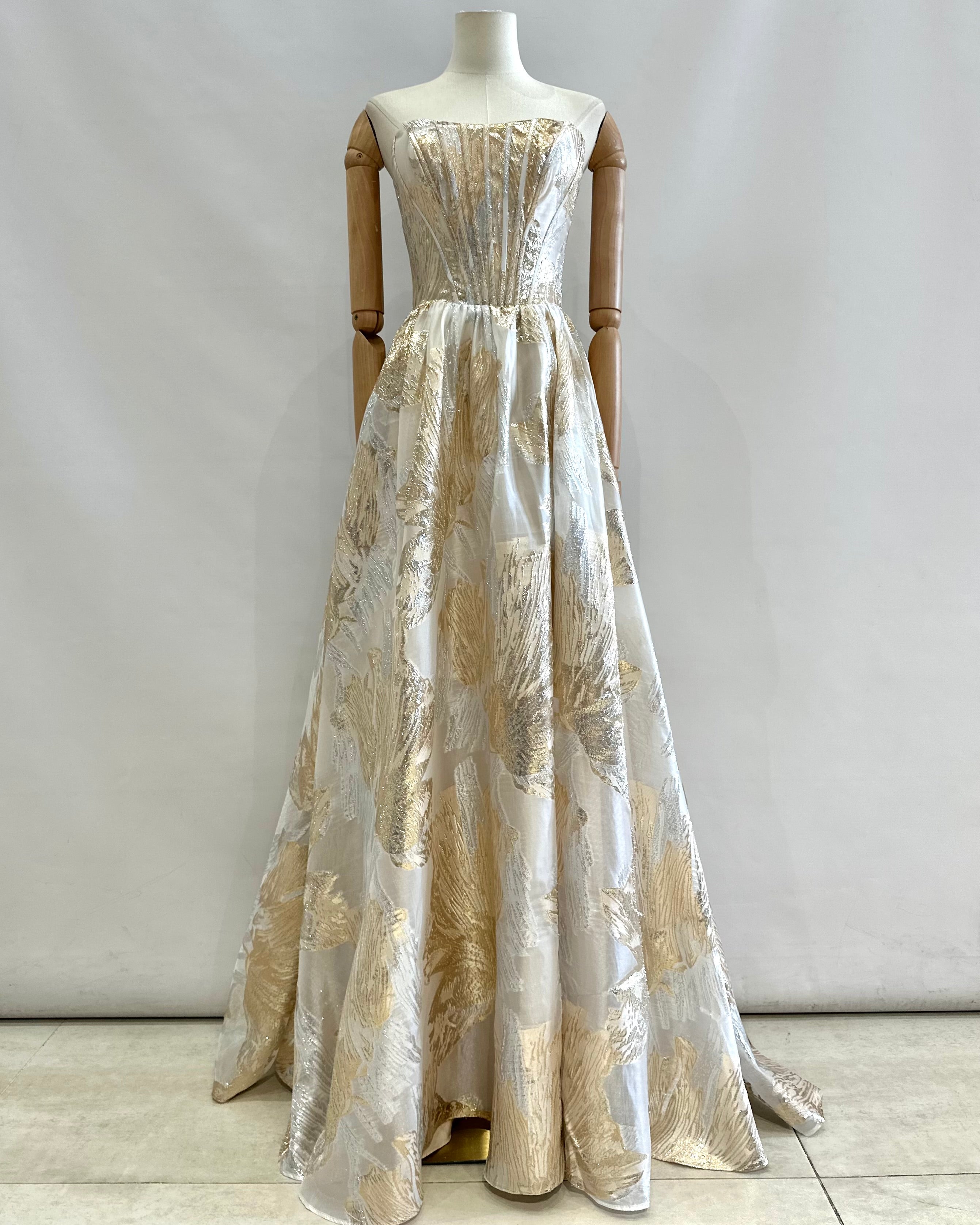 Vestido palabra de honor F86062