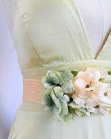 Cinturon de flores rafia BB551226