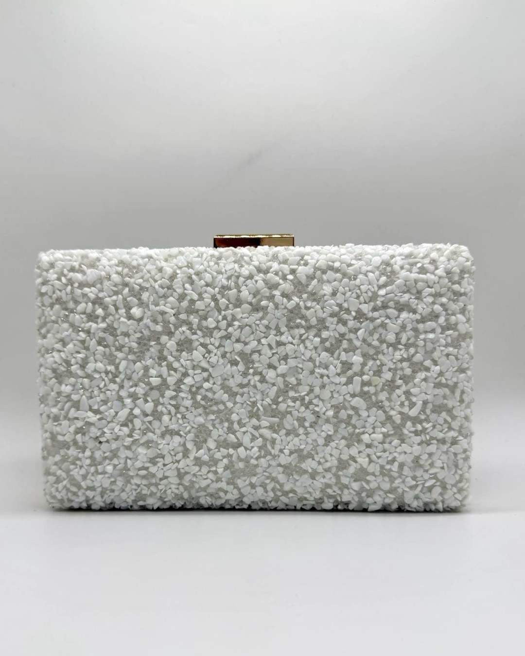 Clutch/bolsos piedras doble cara BR4066