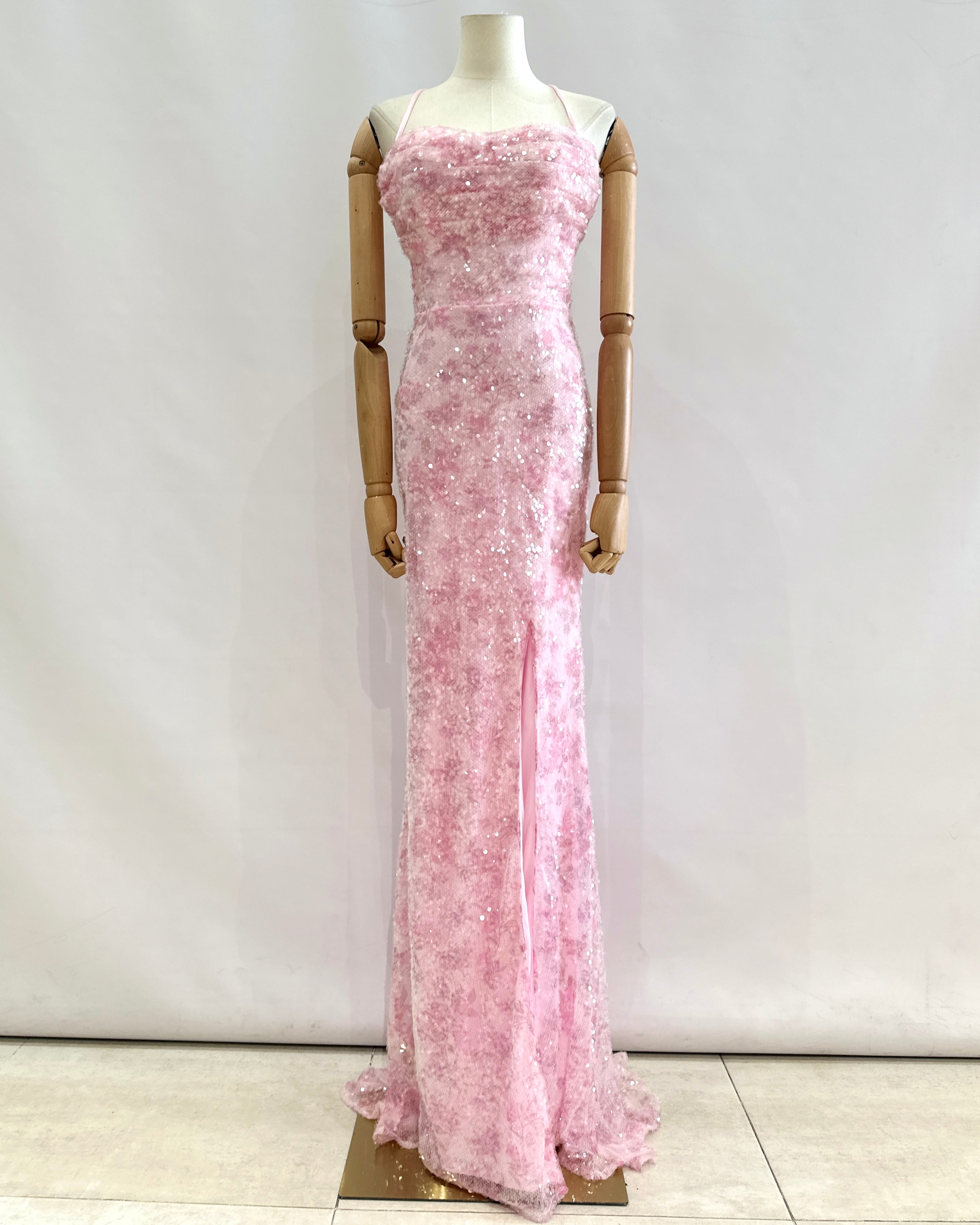 Vestido largo F86019