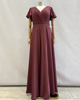 Long dress with sleeves R8307G