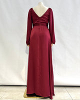 Long dress with sleeves R8307G