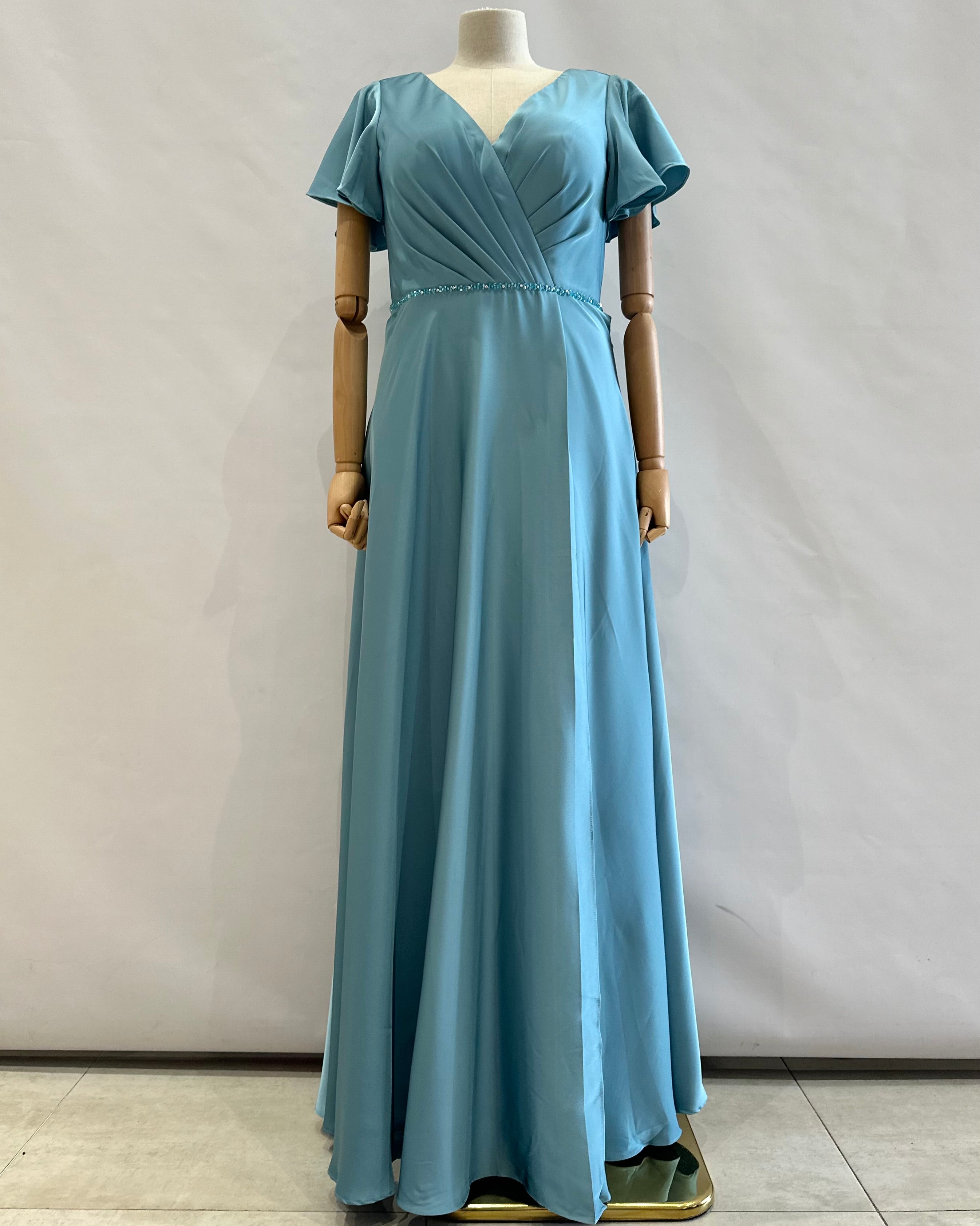 Long dress with sleeves R8307G