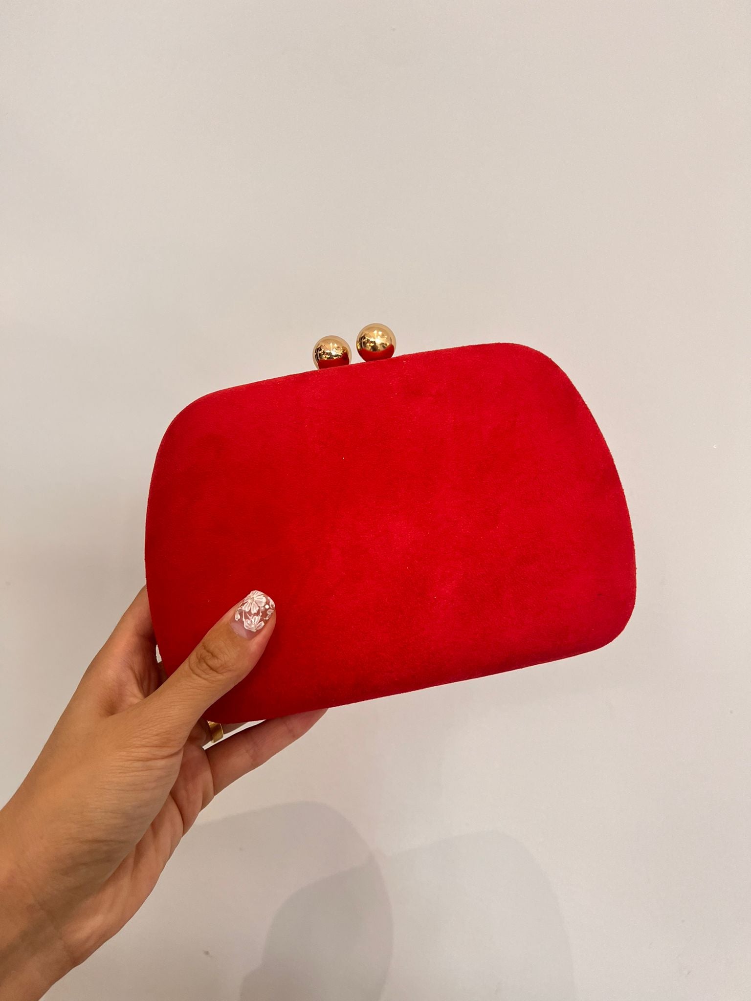 Clutch/bags in suede CV1A048