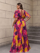 VESTIDO LARGO ESTAMPADO 25108-2