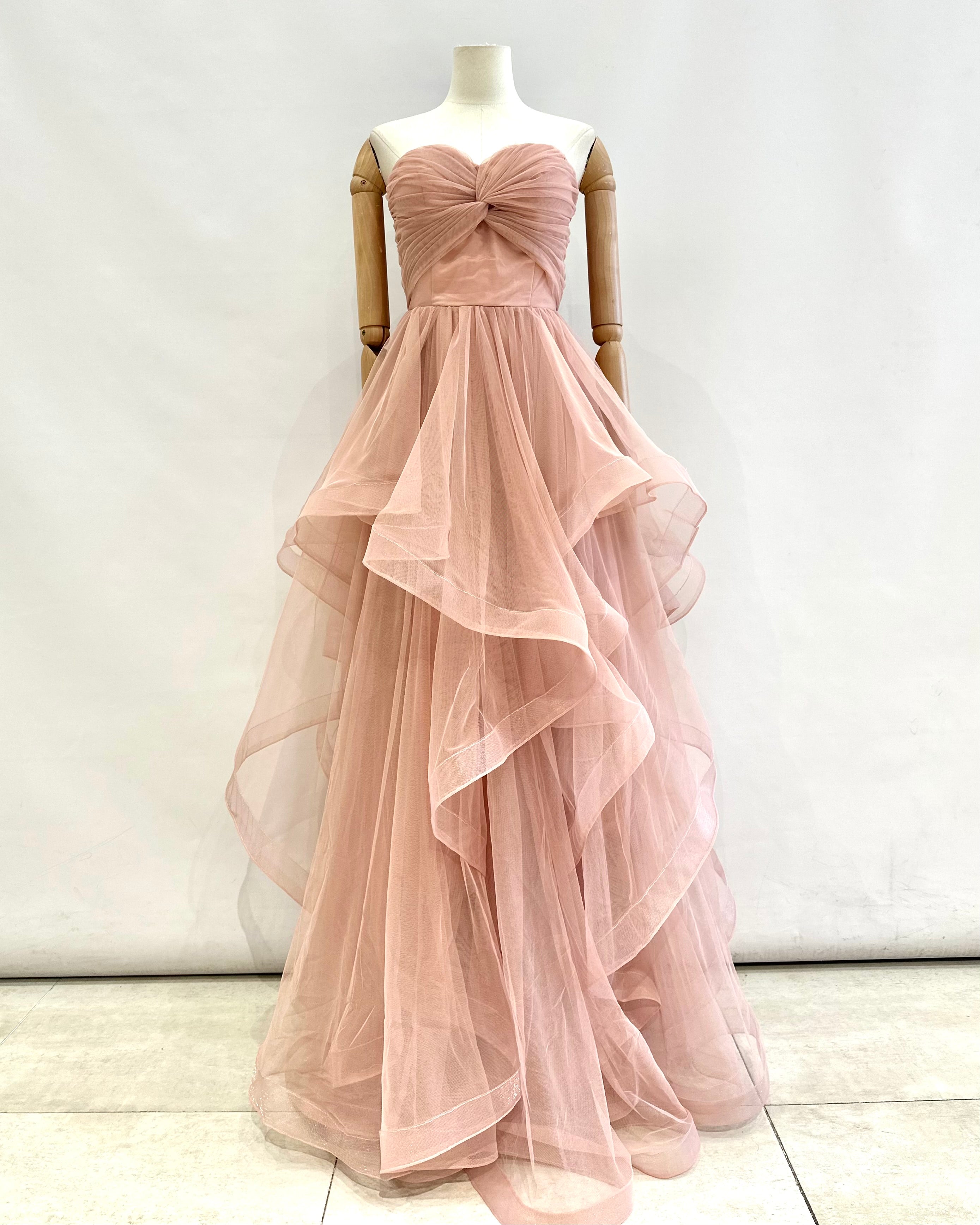 Vestido largo de tul 99622