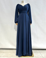 Long dress with sleeves R8307G