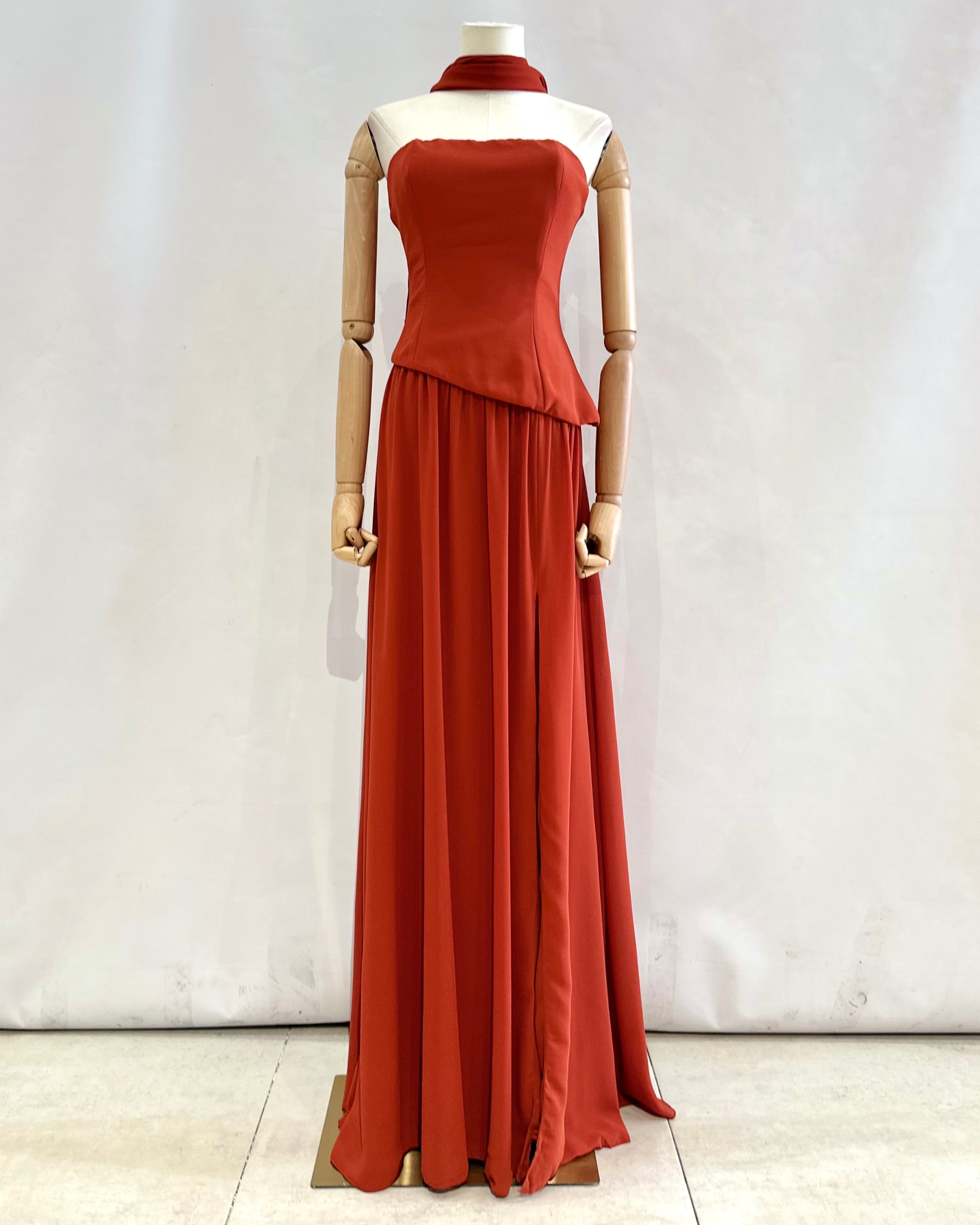 Vestido largo H2181