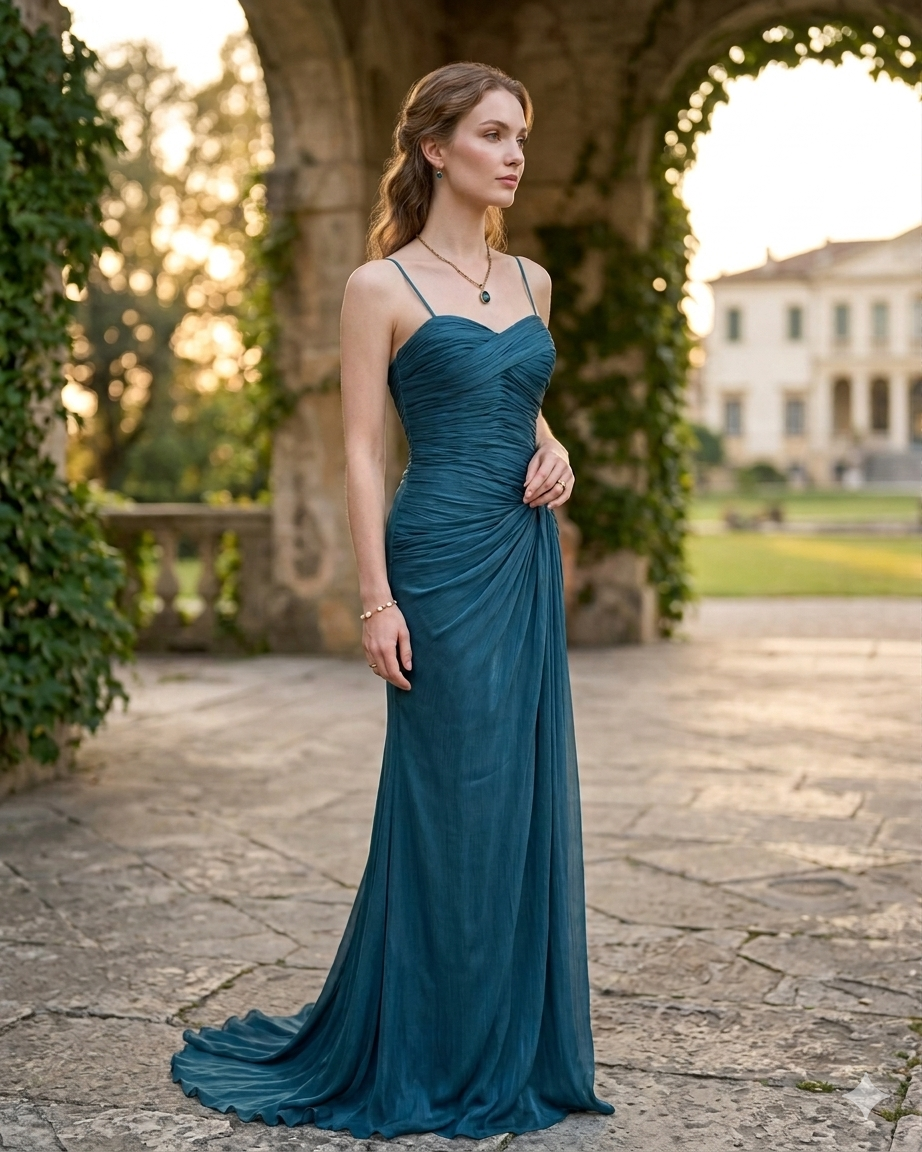 Vestido largo F86046