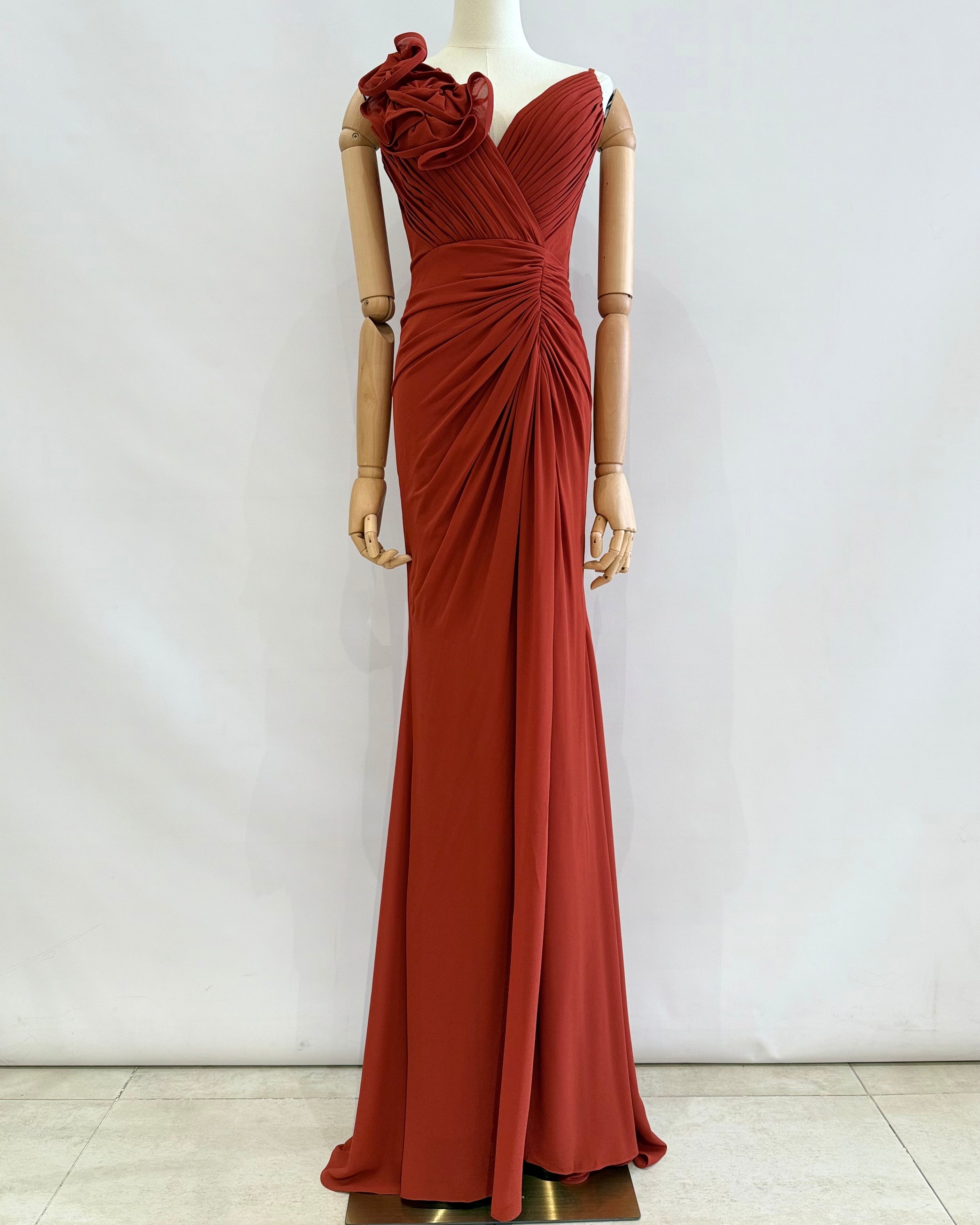Vestido largo F86007