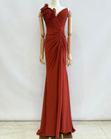 Vestido largo F86007