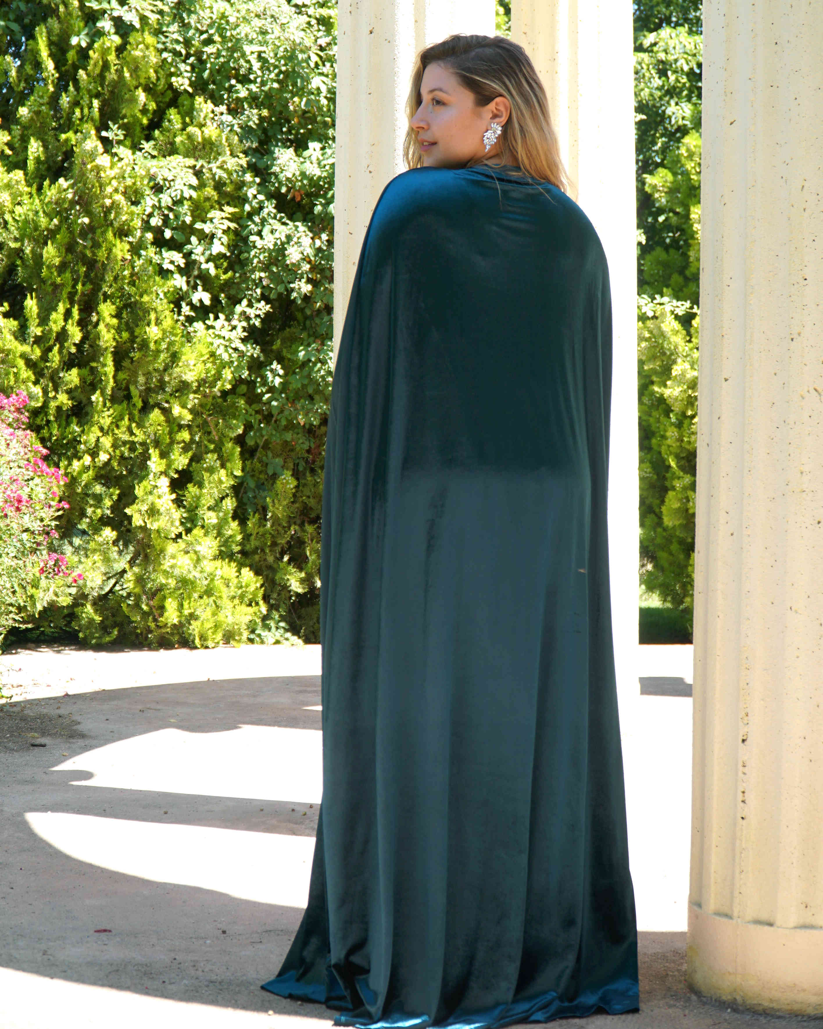 Velvet cape 2517