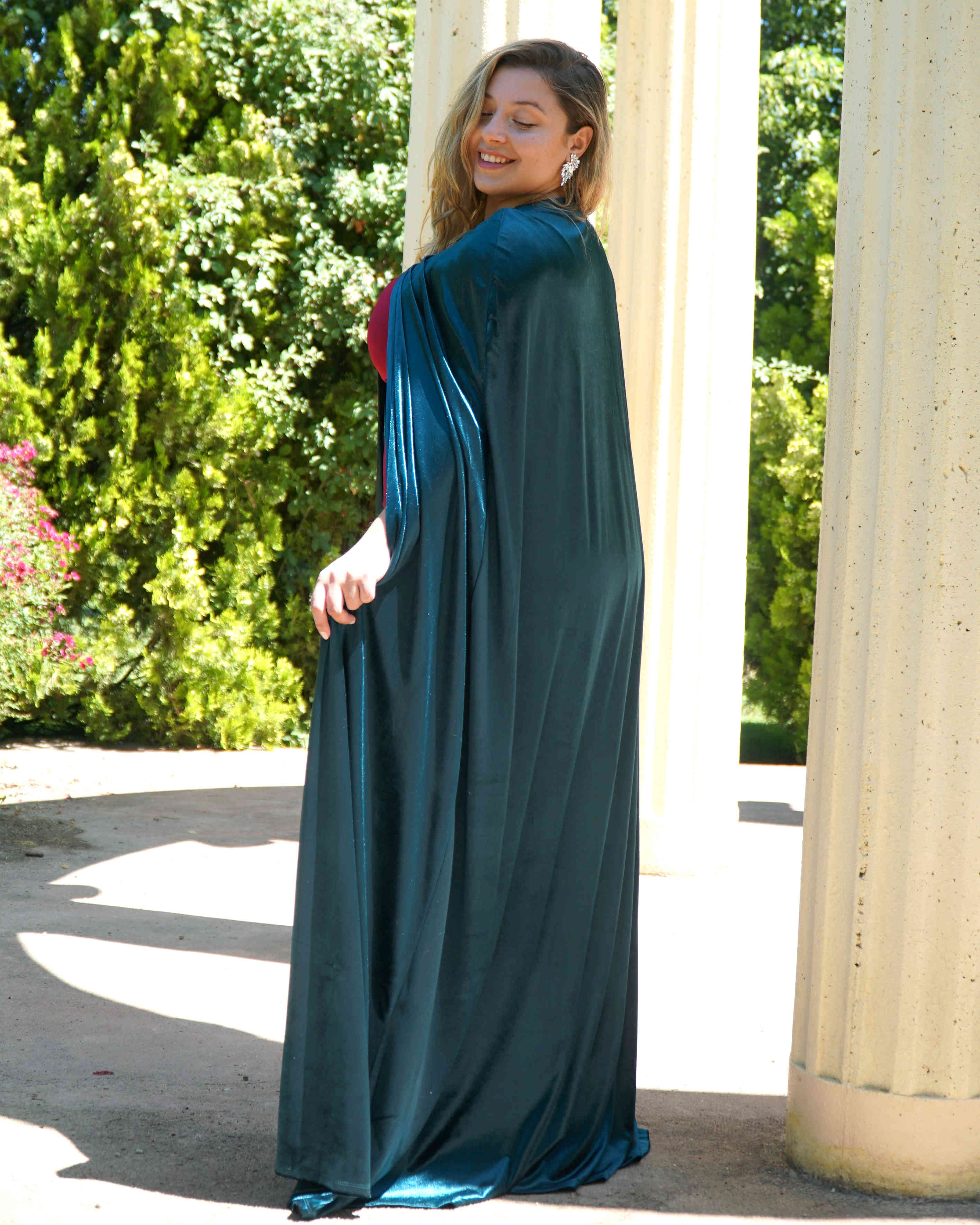 Velvet cape 2517