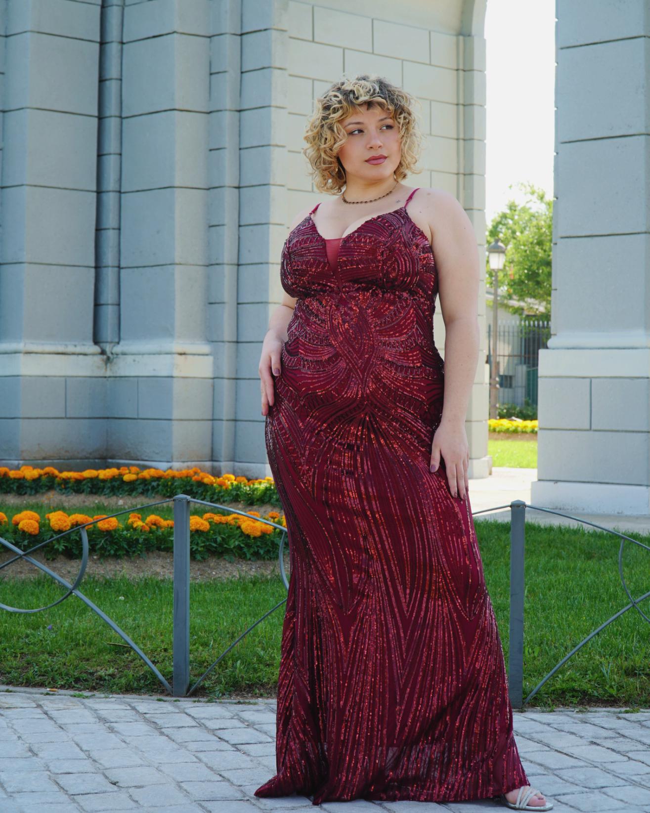 Vestido lentejuelas 19330