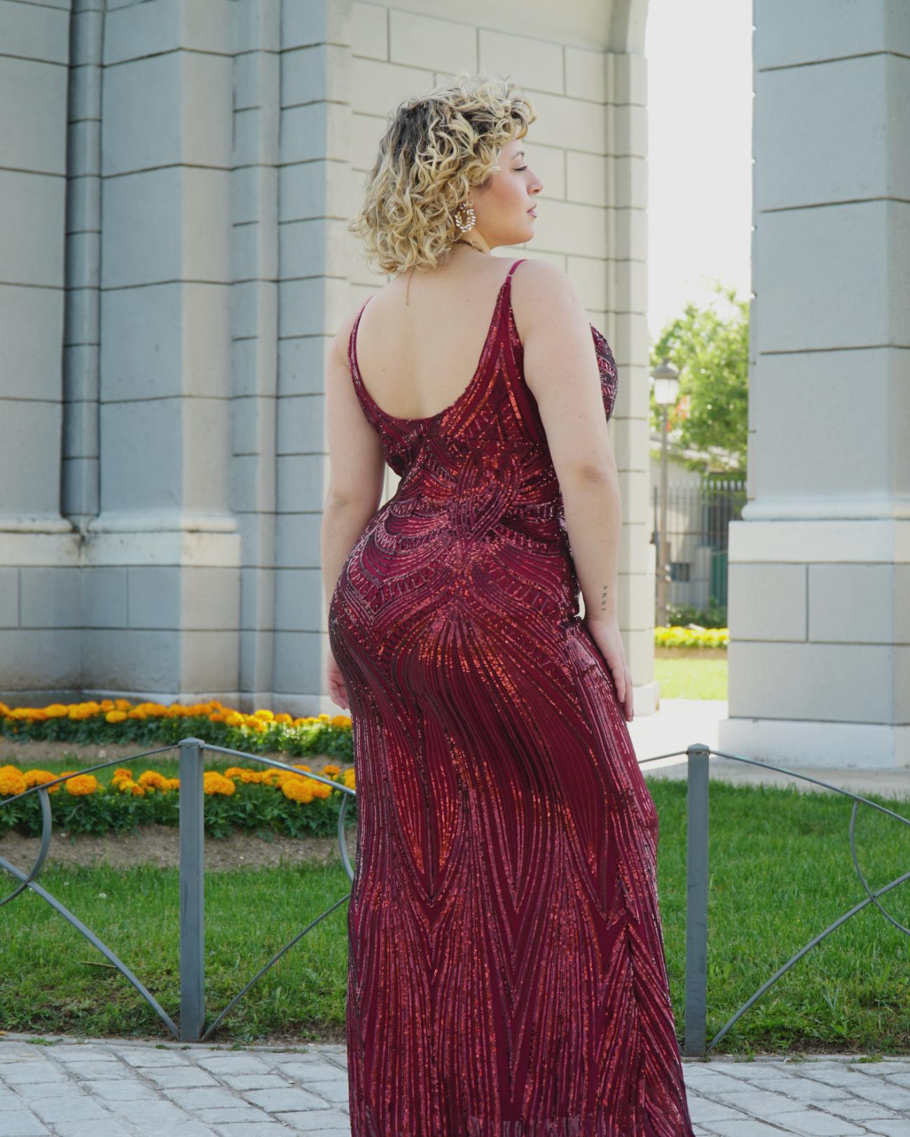 Vestido lentejuelas 19330