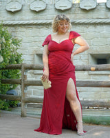 Vestido largo F8085-1