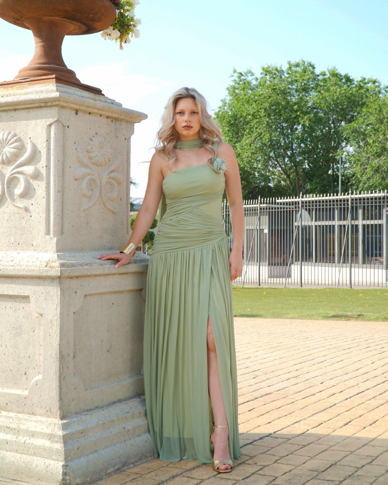 Vestido asimetrico 25156
