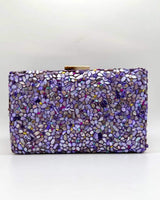 Clutch/bolsos piedras doble cara BR4066