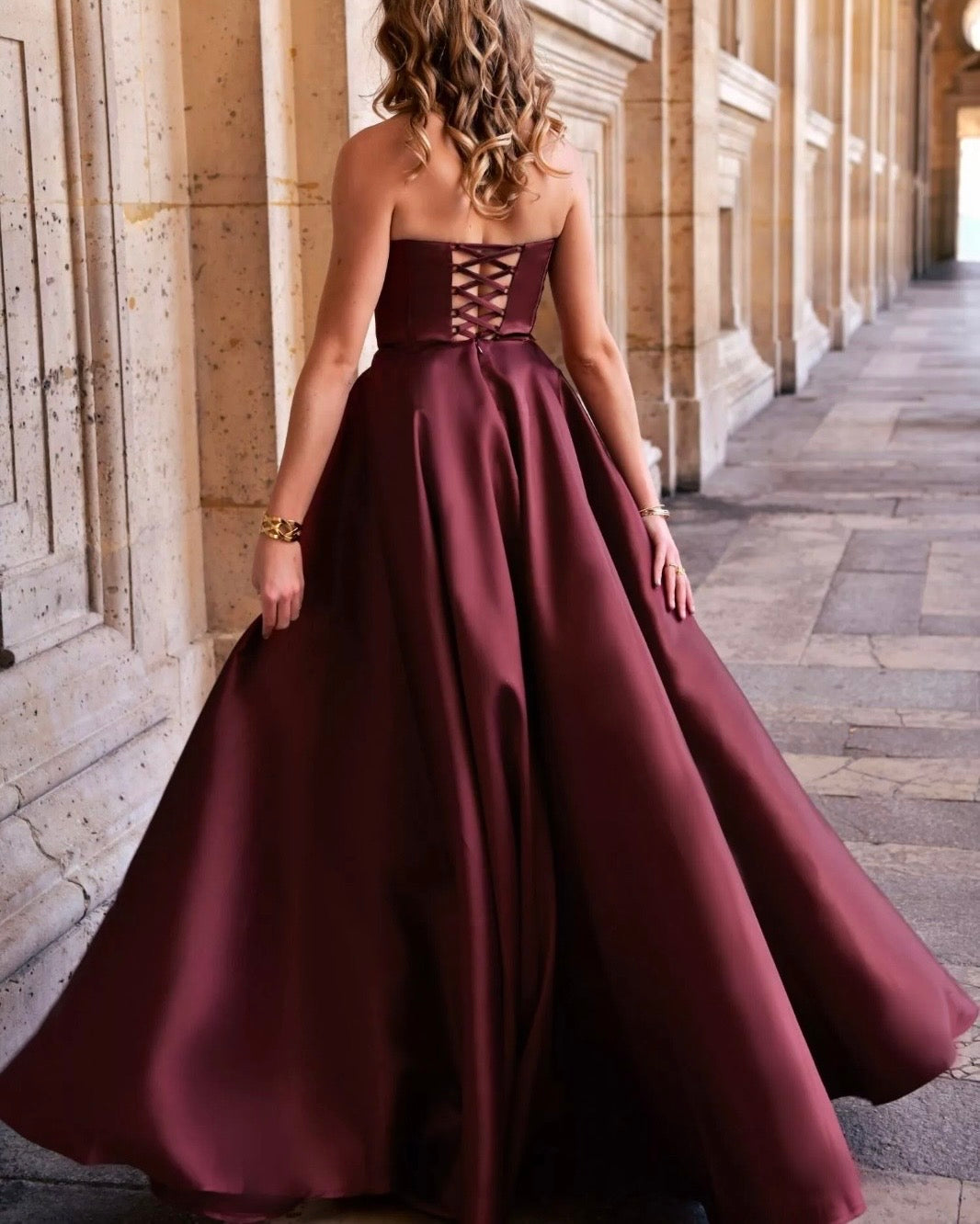 Vestido largo 25015