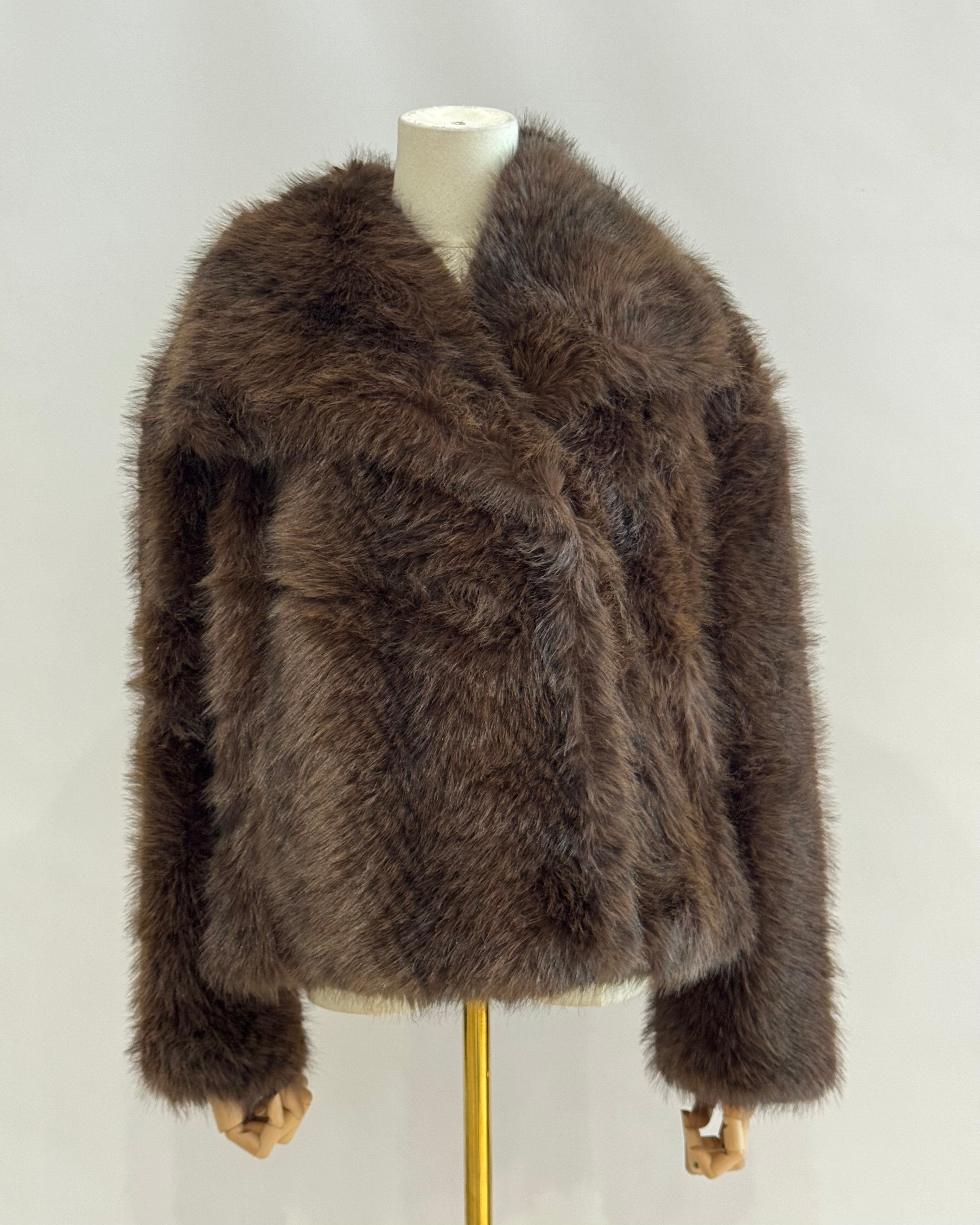 CHAQUETA DE PELO D2373