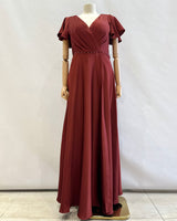 Long dress with sleeves R8307G