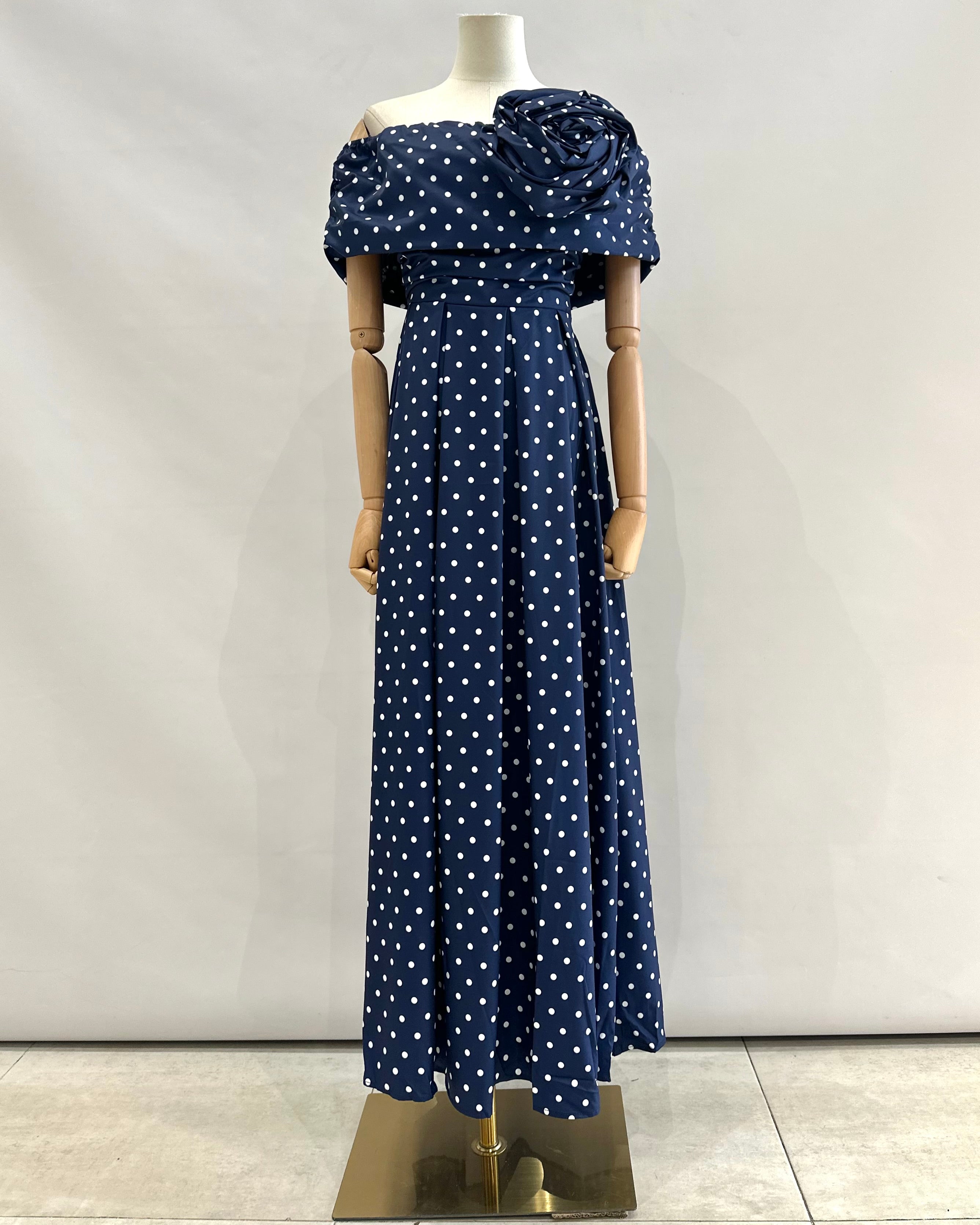 Vestido de puntos 26001