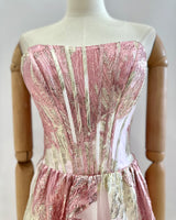 Vestido palabra de honor F86062