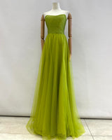 Vestido largo F8059